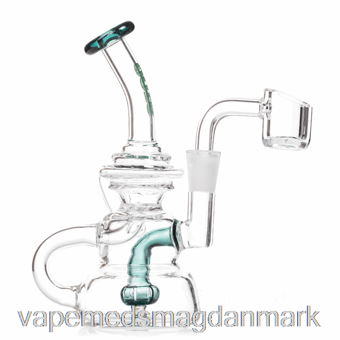 Vape Juice Ooze Flood Mini Dab Rig Havgrøn (klar / Blågrøn)